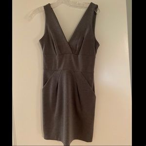 BCBGMAXAZRIA pleated pocket dress